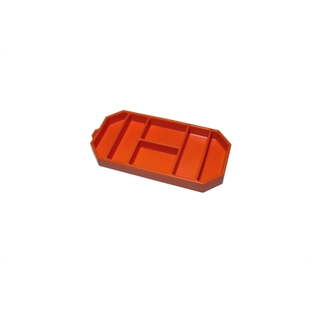 GRYPMAT Grypmat Flexible Non-slip Tool Tray, Small, Bright Orange RFGM-CR03S